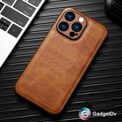 38086 Защитная крышка iPhone 14Pro Max, кож. однотонный