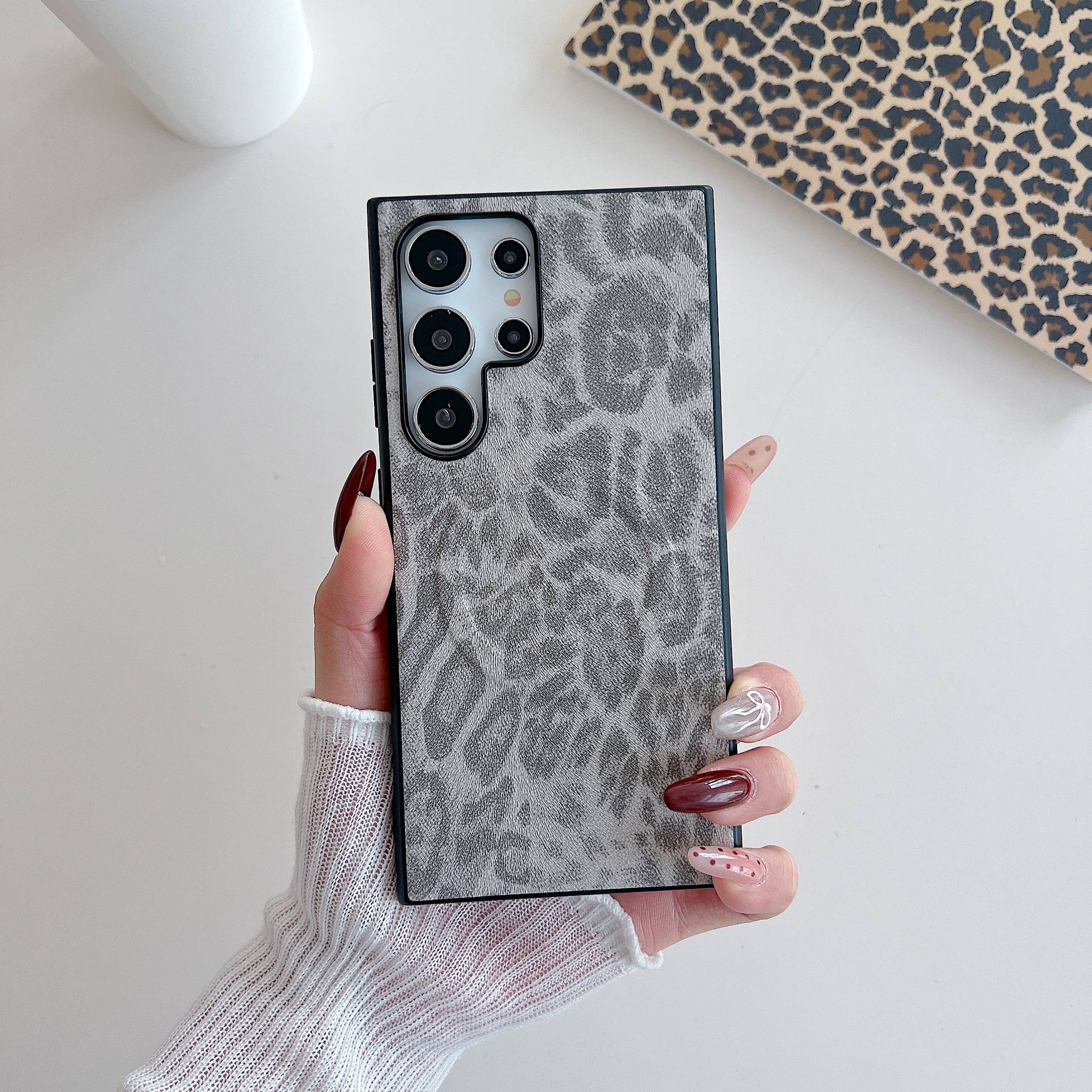 38184Samsung A36 защитная крышка-чехол, животный принт
