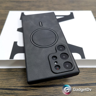 38399 Samsung S24FE защитная крышка-чехол MagSafe под замшу 