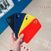 20583 iPhone 11 защитная крышка-чехол, цветной с кармашком