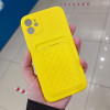 20583 iPhone 11 защитная крышка-чехол, цветной с кармашком