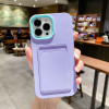 20583 iPhone 11 защитная крышка-чехол, цветной с кармашком
