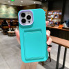20583 iPhone 11 защитная крышка-чехол, цветной с кармашком