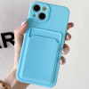 20583 iPhone 11 защитная крышка-чехол, цветной с кармашком