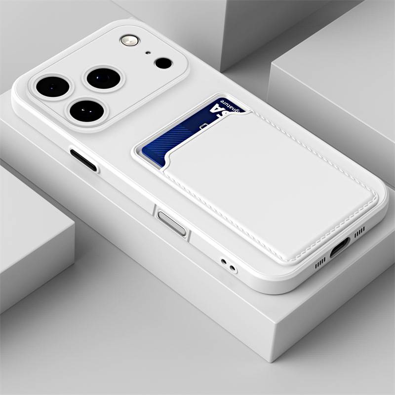 20583 iPhone 11 защитная крышка-чехол, цветной с кармашком