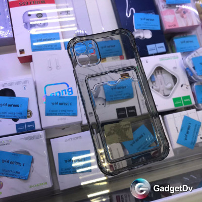 20781 Samsung A73 защитная крышка-чехол, прозрачная с кармашком