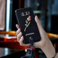 5003 Galaxy S6 Защитная крышка силиконовая (черный)