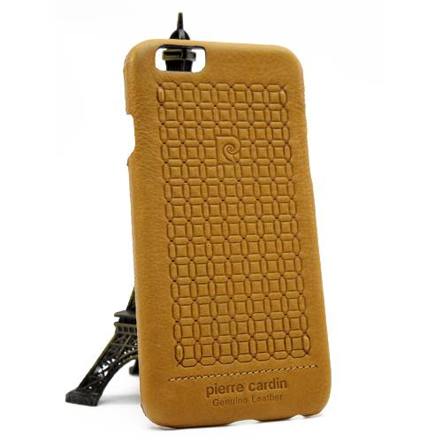 PCS-P10 iРhone6 Защитная крышка Pierre Cardin (кож. желтый)