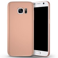 4938 Galaxy S6 Edge Защитная крышка пластиковая (розовое золото)
