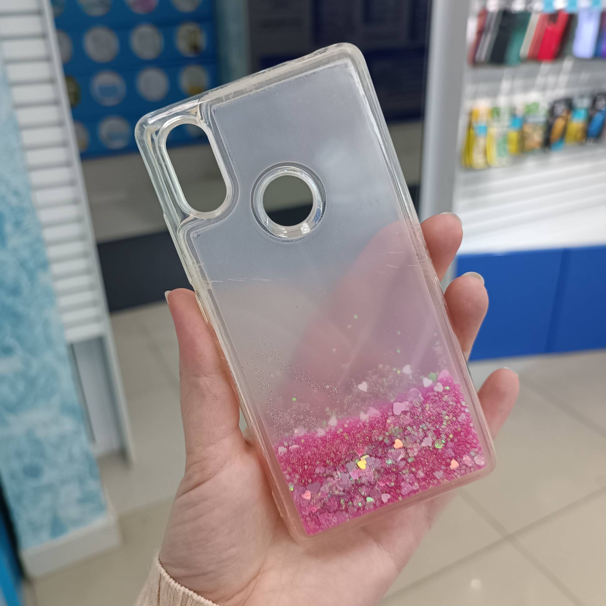 11559 Защитная крышка Xiaomi Mi 8SE, блестки
