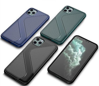 87812 Samsung S20 Plus защитная крышка-чехол, силикон фактурный
