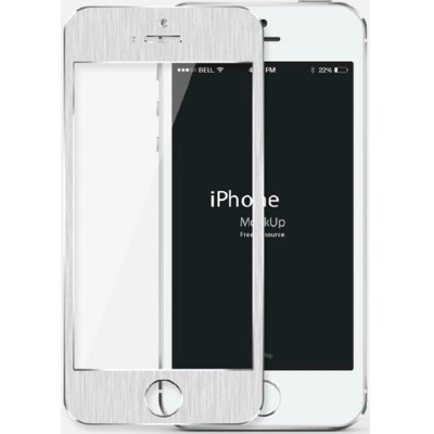 8764 iPhone4 Защитное стекло металическое (серебро) 8764 iPhone4 Защитное стекло металическое (серебро)