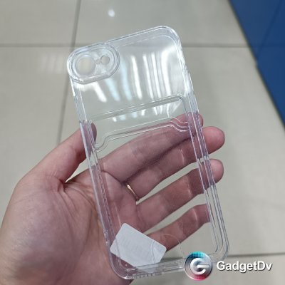 20786 Защитный чехол iPhone 7/8, прозрачная с кармашком