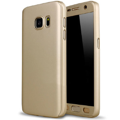 8916 Galaxy S6 Защитная крышка пластиковая 360° (золото) 8916 Galaxy S6 Защитная крышка пластиковая 360° (золото)