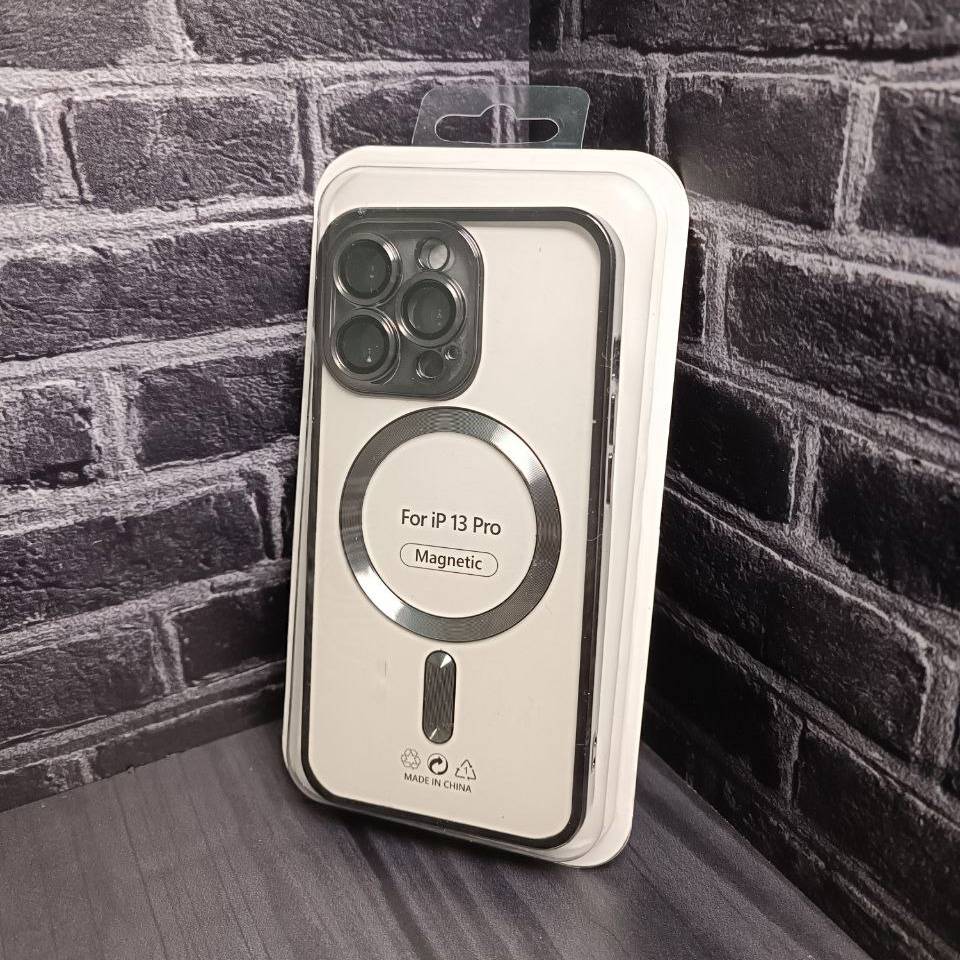 23306 iPhone13 Pro защитная крышка-чехол, с окантовкой магнитная