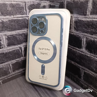 23306  iPhone13 Pro защитная крышка-чехол, с окантовкой магнитная