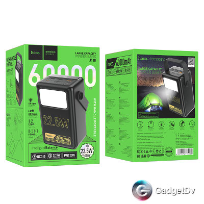 23454 Портативный аккумулятор 60000 mAh Hoco J110