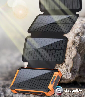 28006 Портативный аккумулятор на солнечной батареи 20000 mAh Earldom EZ-2101B