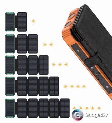 28006 Портативный аккумулятор на солнечной батареи 20000 mAh Earldom EZ-2101B
