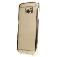 2384 Galaxy S6 Edge Защитная крышка пластиковая (золото)
