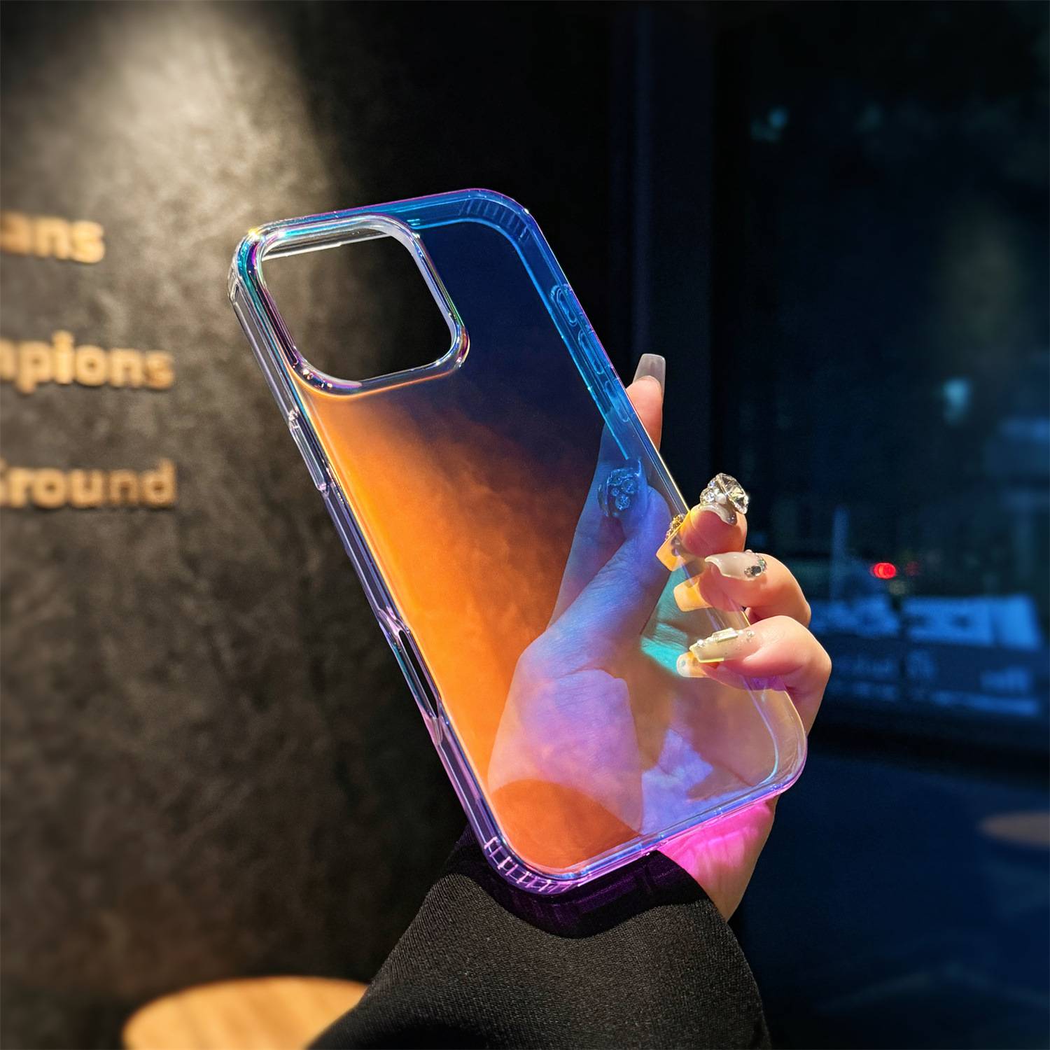 38296 Защитная крышка iPhone 14Pro Max, пластик перелив.