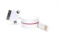 5-84 Кабель USB 3 в 1 (белый)