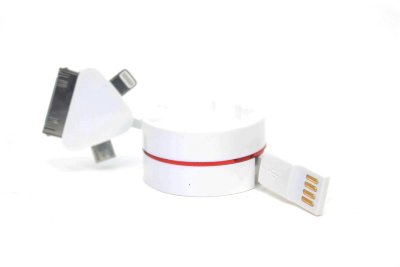 5-84 Кабель USB 3 в 1 (белый) 5-84 USB 3 в 1 (белый)
