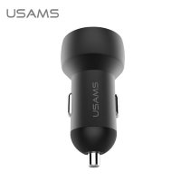 1033 АЗУ USB*2 3.4А Usams (черный) US-CC019