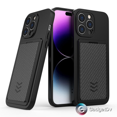 26808 Защитная крышка iPhone 14Pro Max, с картхолдером, кож.