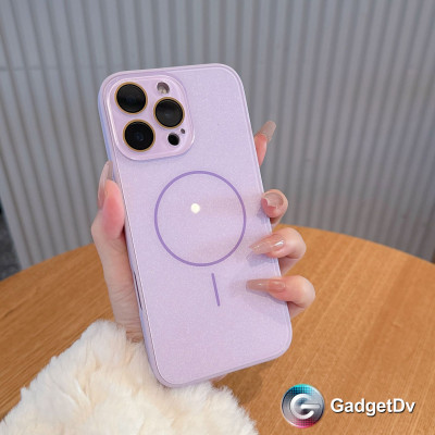 38516 Защитная крышка iPhone 14Pro Max, блестки MagSafe