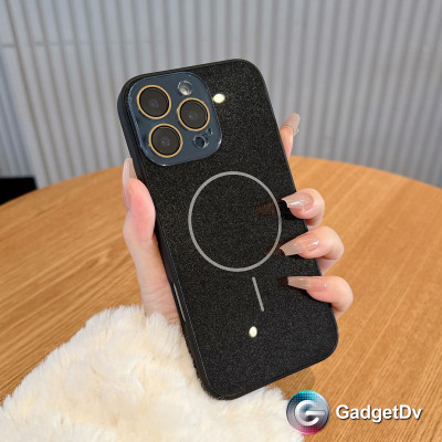 38516 Защитная крышка iPhone 14Pro Max, блестки MagSafe