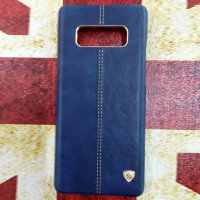 5274 Galaxy Note 8 Защитная крышка кожаная Nillkin (синий)