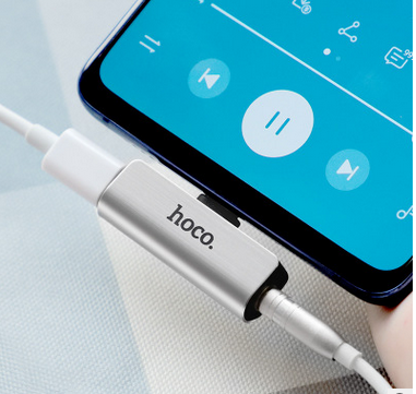 11096 Переходник Type-C 2 in Audio, Hoco LS26