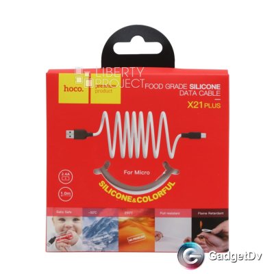60760 Кабель micro USB 2m, Hoco X21Plus