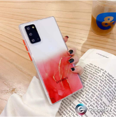 20281 Samsung S20 FE защитная крышка-чехол, разводы