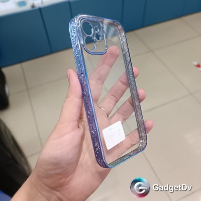 20784  iPhone 12 защитная крышка-чехол, цветные края