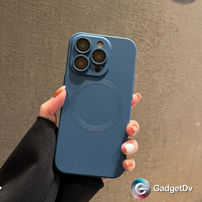 22059  iPhone 13 защитная крышка-чехол, магтиная силикон.