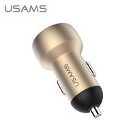 1034 АЗУ USB*2 3.4А Usams (золото) US-CC019
