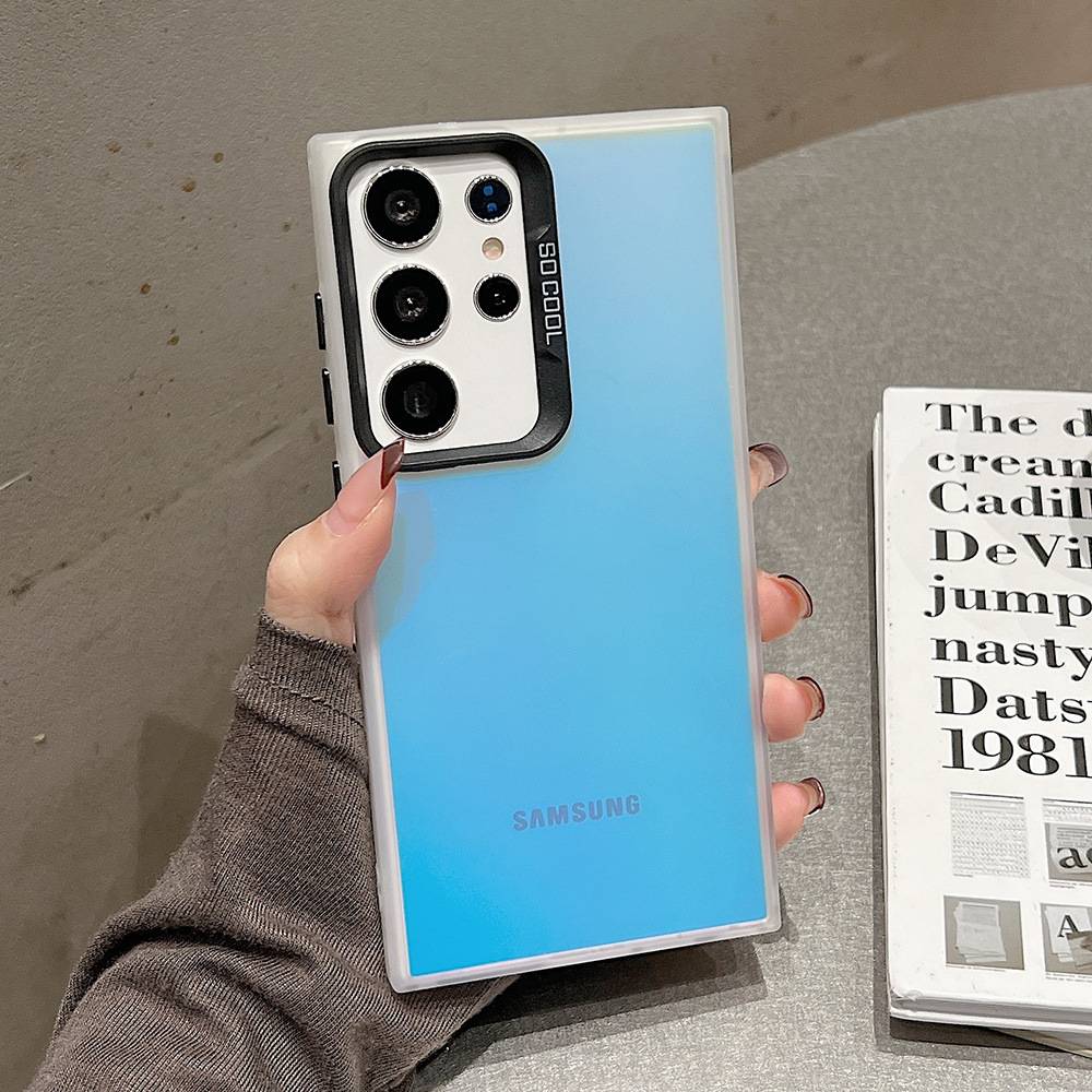 23611 Samsung A54 защитная крышка-чехол, пластик перелив.