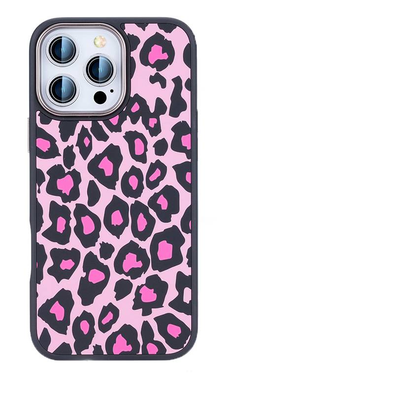 38091 iPhone 15Pro защитная крышка-чехол животный принт