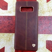 5275 Galaxy Note 8 Защитная крышка кожаная Nillkin (коричневый)
