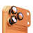 39156 Защитные линзы для камер iPhone 17ProMax, метал.