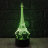 10704 LED лампа 3D "Эйфелева башня" - 10704 LED лампа 3D "Эйфелева башня"