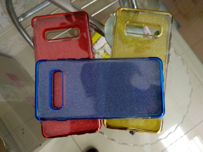 11017 Samsung S10 Plus защитная крышка-чехол, блёстки