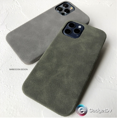 20086  iPhone 12 защитная крышка-чехол, замша