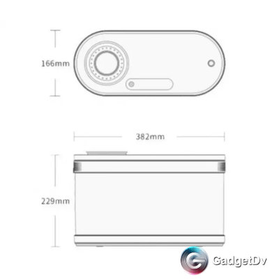 20888 Аквариум Xiaomi Descriptive Geometry C180 Smart Fish Tank Pro