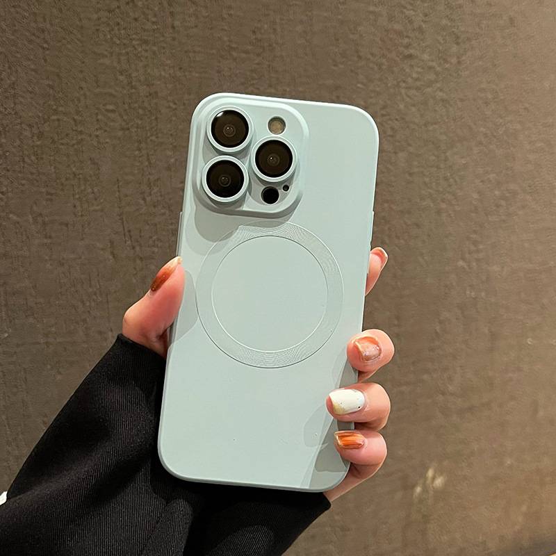 22060 iPhone 12Pro защитная крышка-чехол, магнитная, силикон.
