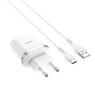 28008 СЗУ USB 2,4А + кабель microUSB, Hoco C12Q