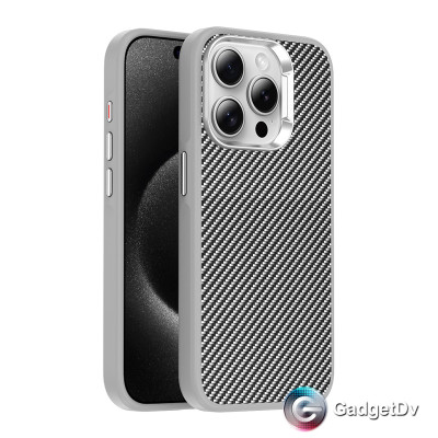 33002  iPhone 13 защитная крышка-чехол,  под карбон