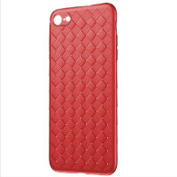 5276 iPhone 7+/8+ Защитная крышка силиконовая Baseus (красный)